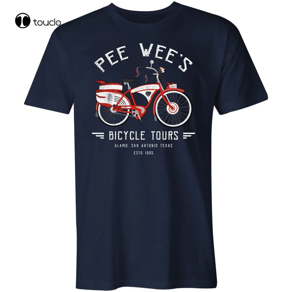 

Pee Wee'S Bicycle Tours T-Shirt Tee Shirt Custom Aldult Teen Unisex Digital Printing Tee Shirt Fashion Funny New Unisex