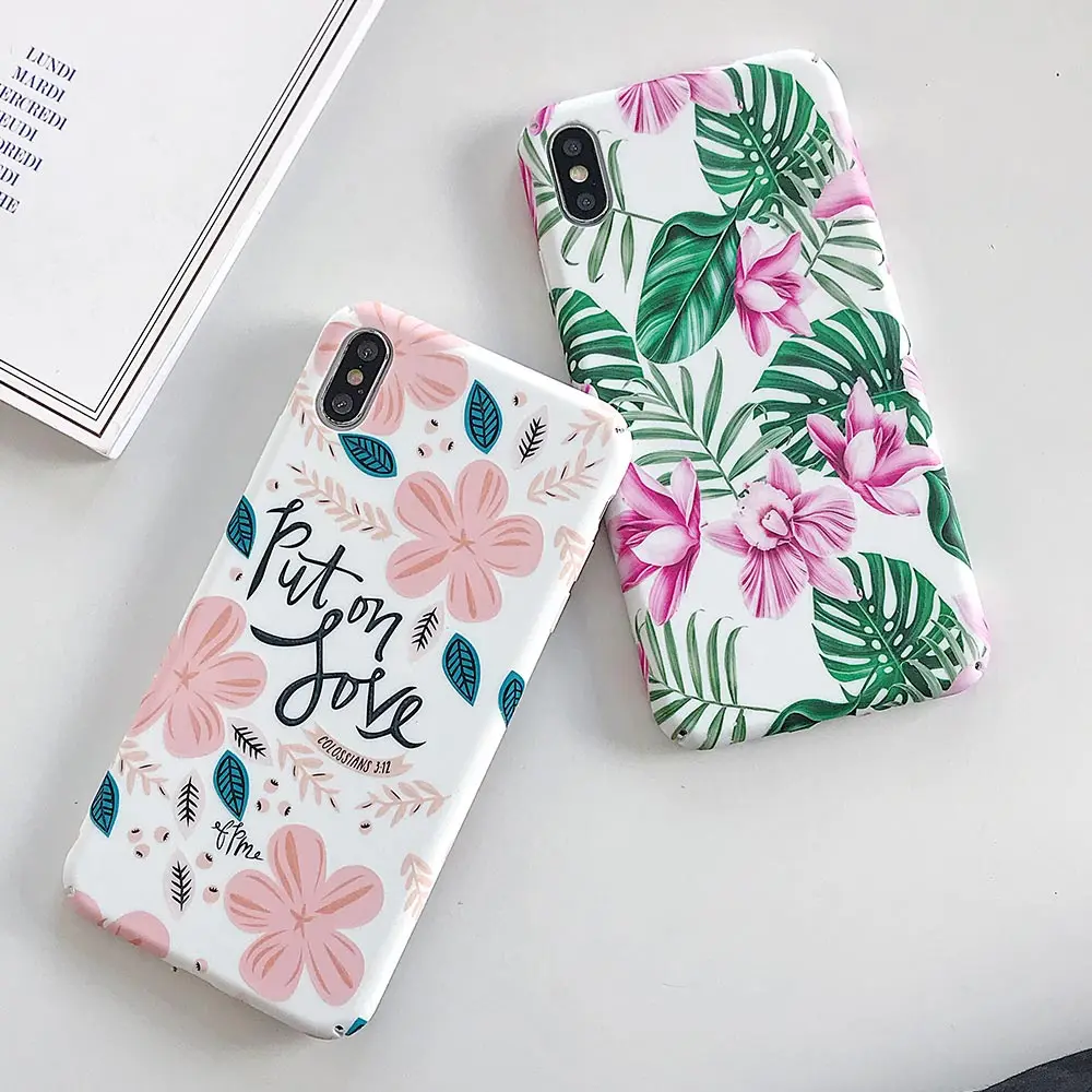 Kisscase Симпатичные Фламинго Чехол для айфон 5S 6 6S 7 8 чехол Smooth touch ПК Жесткий 5 iPhone X XR