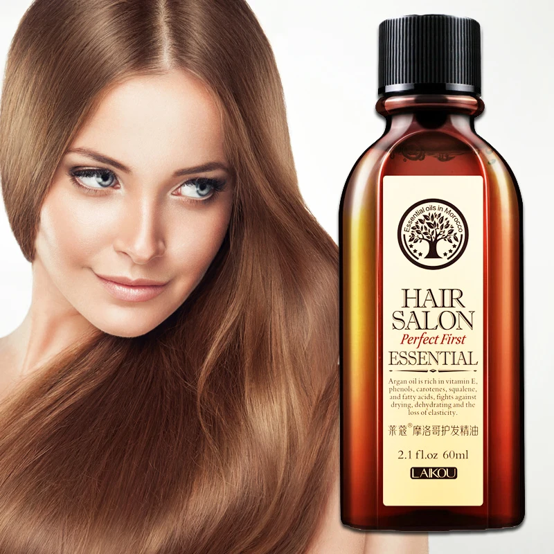 60 мл марокканские аргановые гайки болта слива масла для ухода за волосами