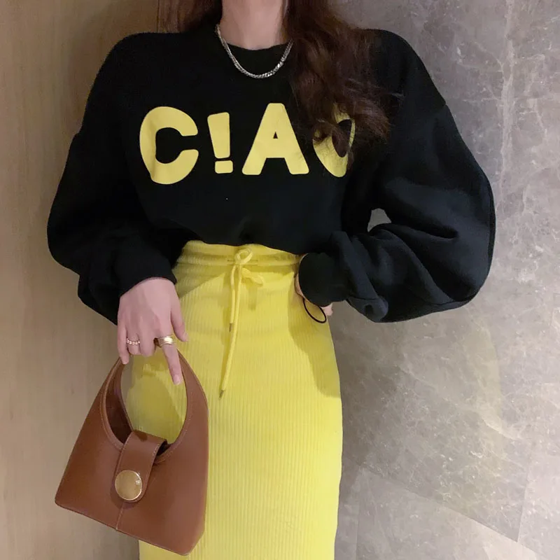 

NEW Overszie Women Dresses Fleece Summer 2 Piece Sets Womens oversize Crop Tops Skirt Elegnat Knitted Suits Casual Tracksuit