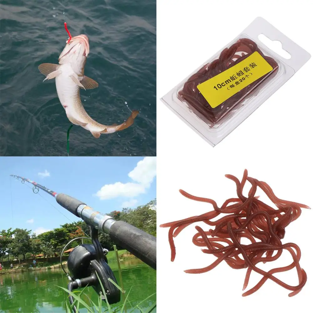 Приманка для форели с запахом эритроэластичных червей 10 см 1 коробка|Наживки