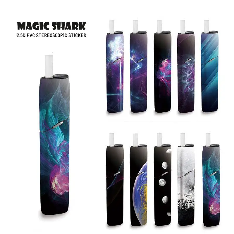 Волшебная Акула крутая стерео Бабочка Мечта Лунная пленка наклейка для IQOS 3