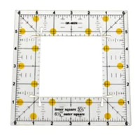 1/4" METAL RULER FOOT Frame Quilting Embroidery Low Shank Singer Pfaff Viking Brother EN-01 and EN-01J