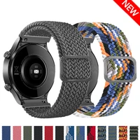 20mm22mm watch strap for samsung galaxy watch 3active 246mm42mmgear s3 adjustable braided solo loop huawei gt22epro band