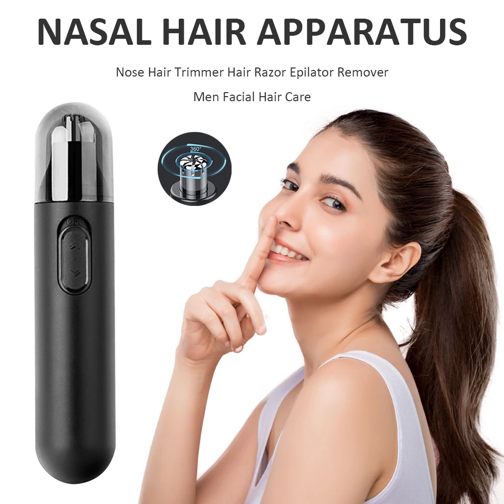 

Электрический триммер для волос в носу, эпилятор для мужчин, эпилятор для бровей, бритва для ушей, портативная Бритва для лица