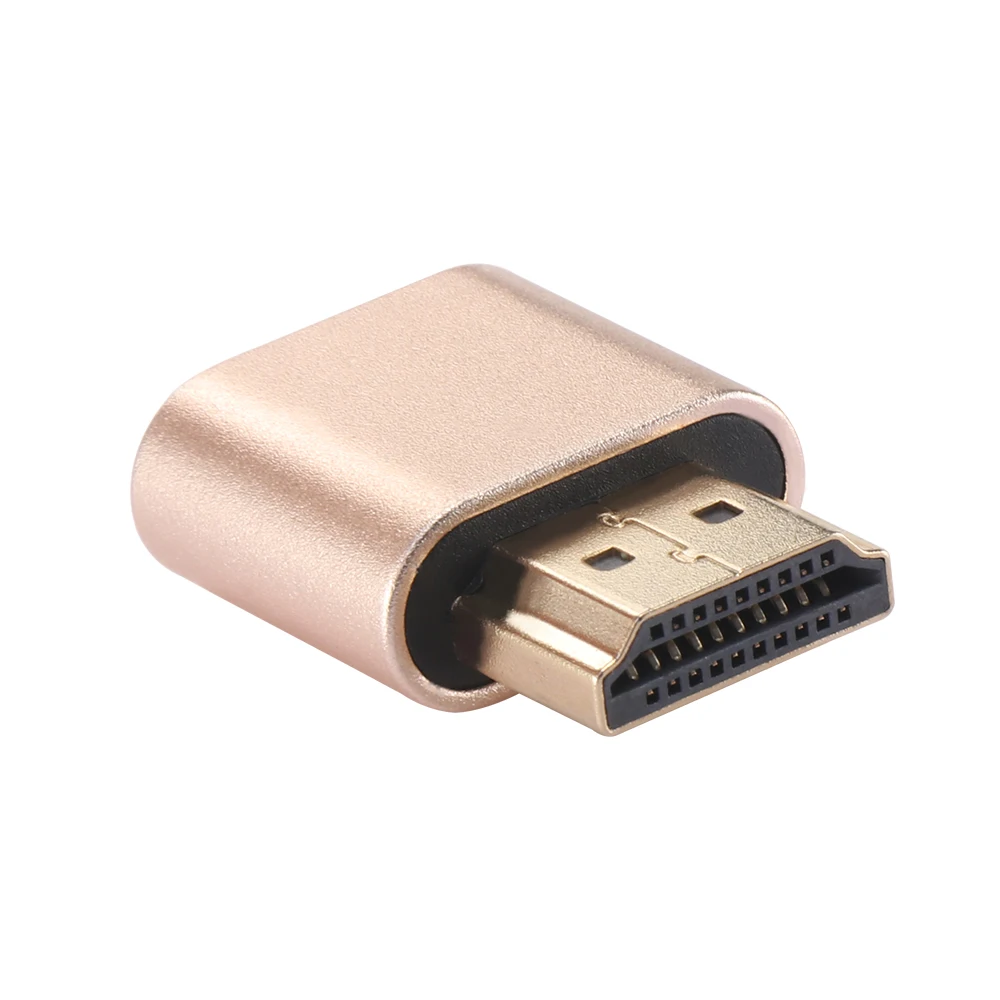 HDMI эмулятор адаптер Дисплей пустышка разъем виртуальный DDC Edid поддержка 1920x1080P