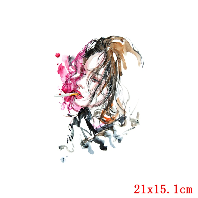 Модные нашивки аппликация термонаклейки на одежду бабочки губы термоклейкие для