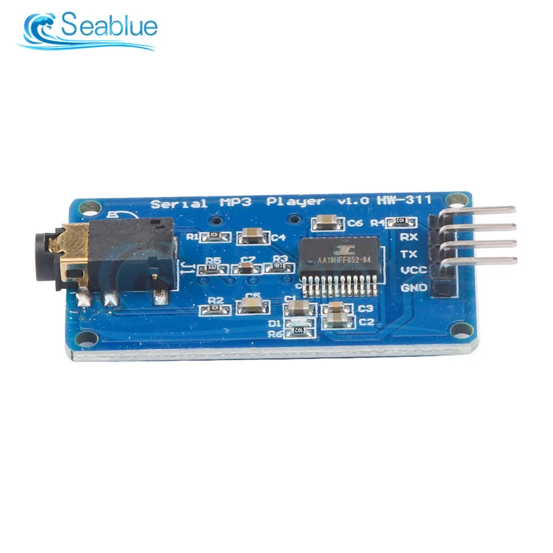 YX5300 UART TTL Serial Control MP3 Music Player Module Support / WAV Micro SD /SDHC Card For Arduino/AVR/ARM/PIC DC 3.2-5.2V | Инструменты