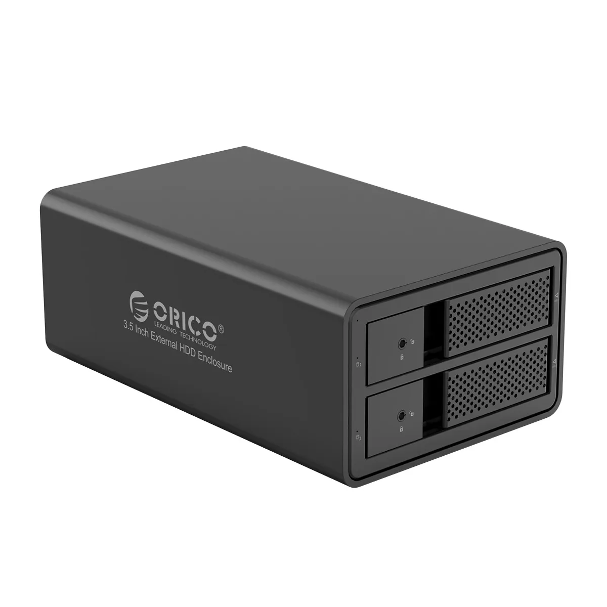 ORICO 2 Bay 3,5 ''USB3.0, док-станция для жесткого диска с вентилятор Поддержка 32 ТБ UASP с 36 Вт Мощность Adaper Алюминий SATA USB 3,0 HDD Чехол