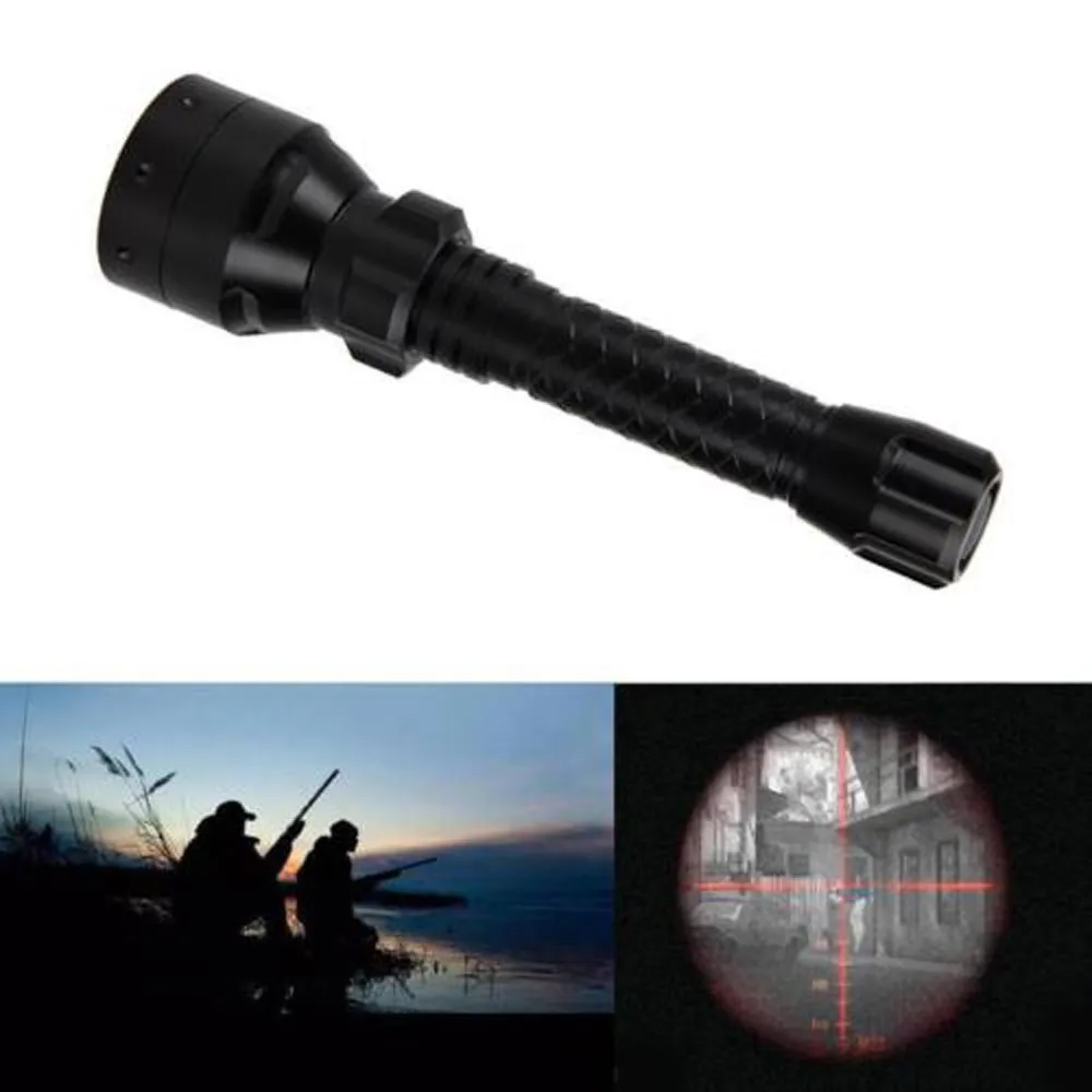 Adjustable Focus Mini Flashlight 2019 newly Long Range Infrared 10W IR 850nm T50 LED Hunting Light Night Vision Torch 18650 | Спорт и