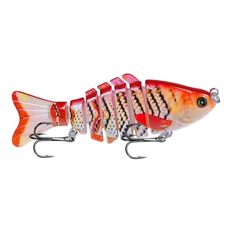 

10cm 15.5g Fishing Lure Trolling Swim Minnow Wobbler Multi-section Hard Bait Artificial Crankbait JerkBait Fishing Tackle Tools