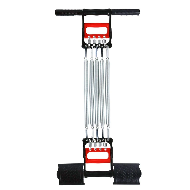 TOP!-3 in 1 Spring Chest Expander Hand Gripper Pull-Up Bars Men Tension Puller Fitness Equipment Muscle Training Resistance Band