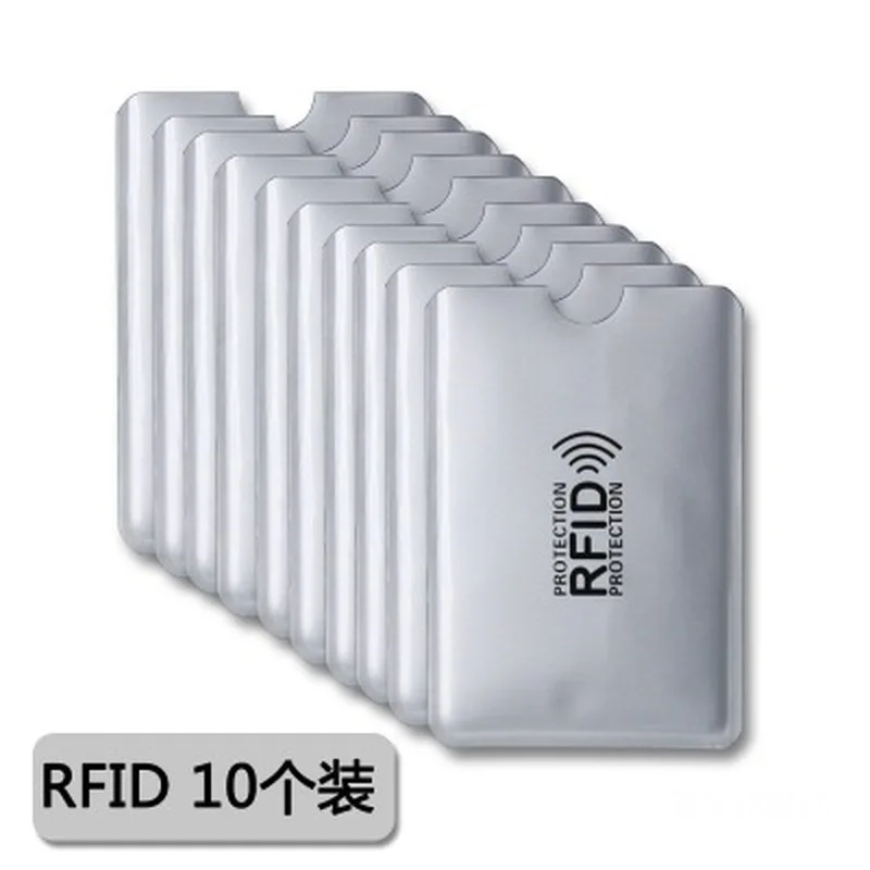 Анти Rfid бумажник держатель для карт Для мужчин кошелек Блокировка считыватель