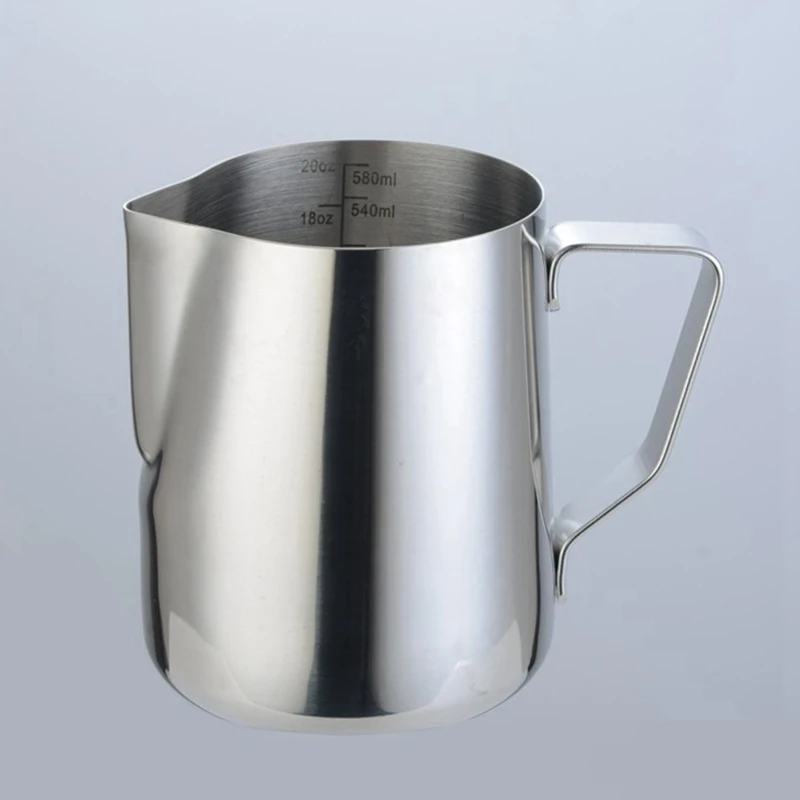 

Milk Frothing Pitcher Steaming Pitchers Stainless Steel Milk Coffee Cappuccino Latte Steam Pitchers Milk Jug Cup