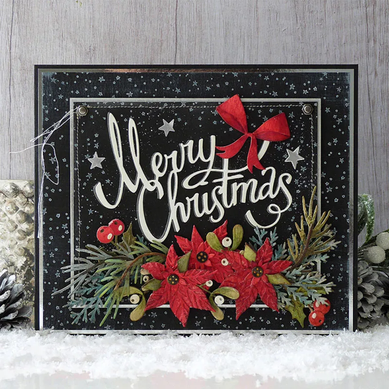 

Halloween Set Elk Christmas Tree Sock Background Frame Metal Cutting Dies Stencil for Scrapbooking Embossing Diy Paper Card