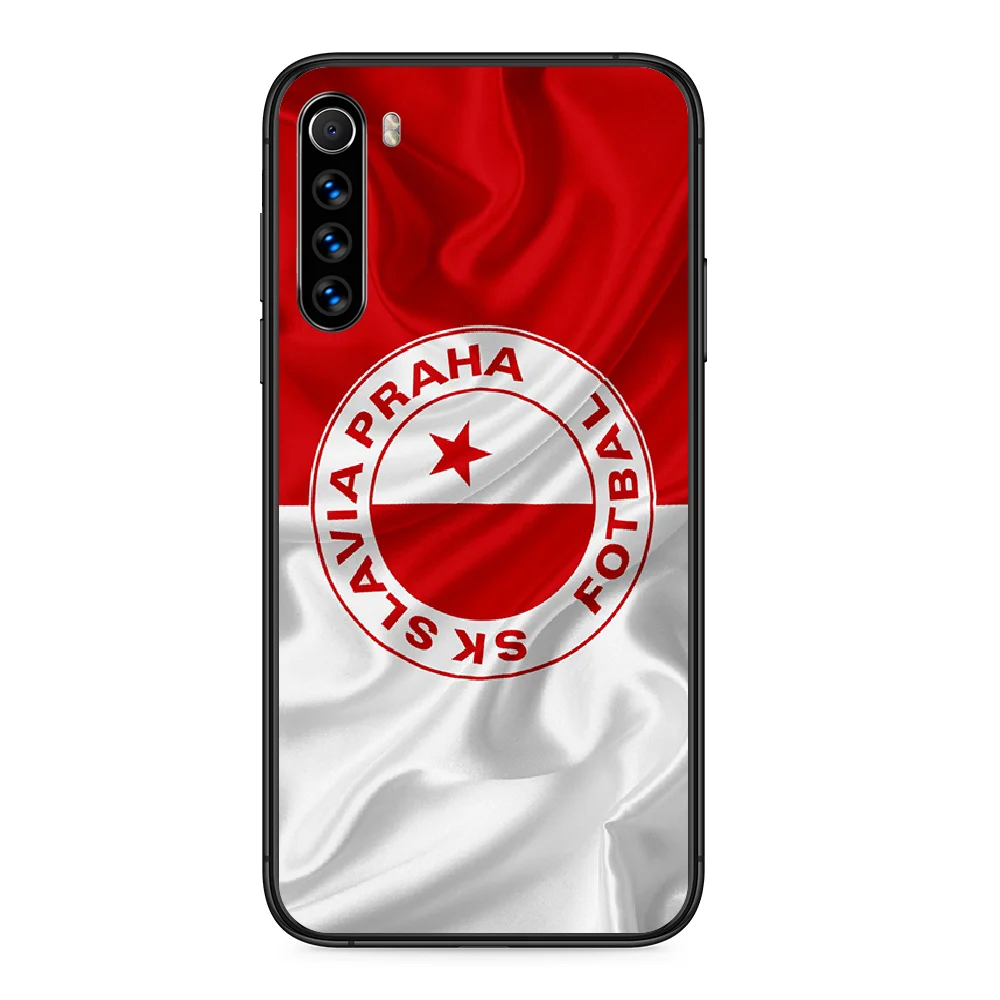 

Sk Slavia Praha Czech Republic Phone case For Xiaomi Redmi Note 4A 4X 5 6 6A 7 7A 8 8A 4 5 5A 8T Plus Pro black hoesjes soft