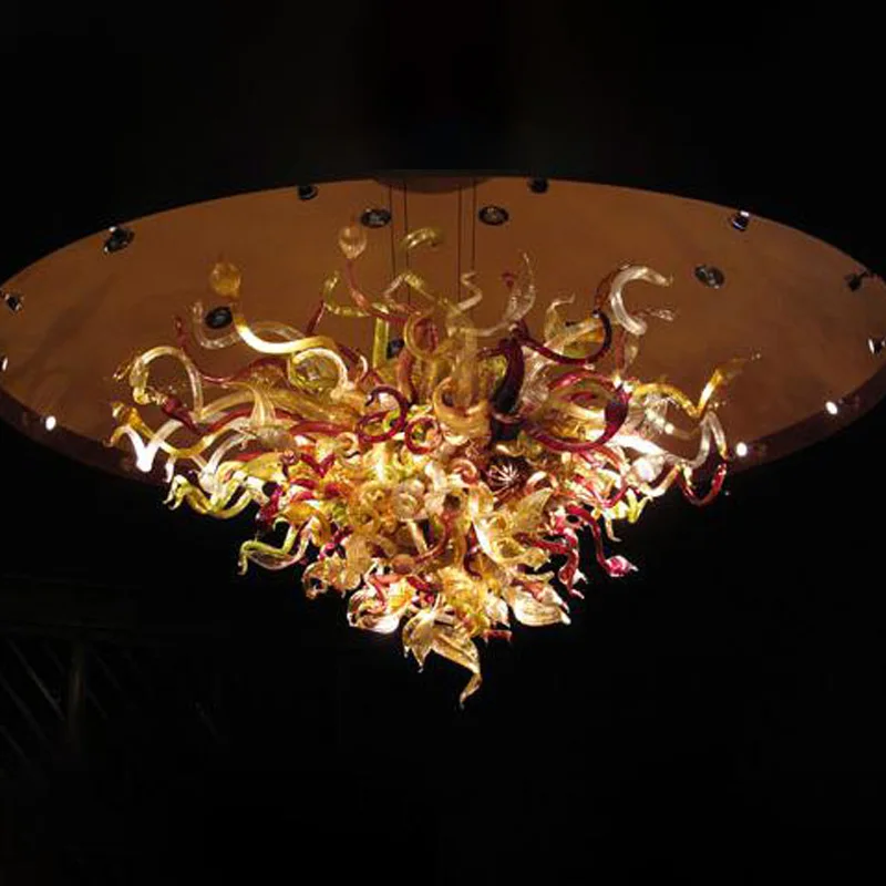 

Hand Blown Glass Pendant Lamp Light Modern Style Murano Chandelier Italy Designed Ceiling Art Decor