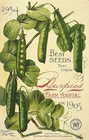 Лучшие винтажные семена горошин, которые ежегодно растут фермы для 1905, металлический жестяной знак 8x12 дюймов, ретро ферма, цветочный рынок, сад, двор, дом