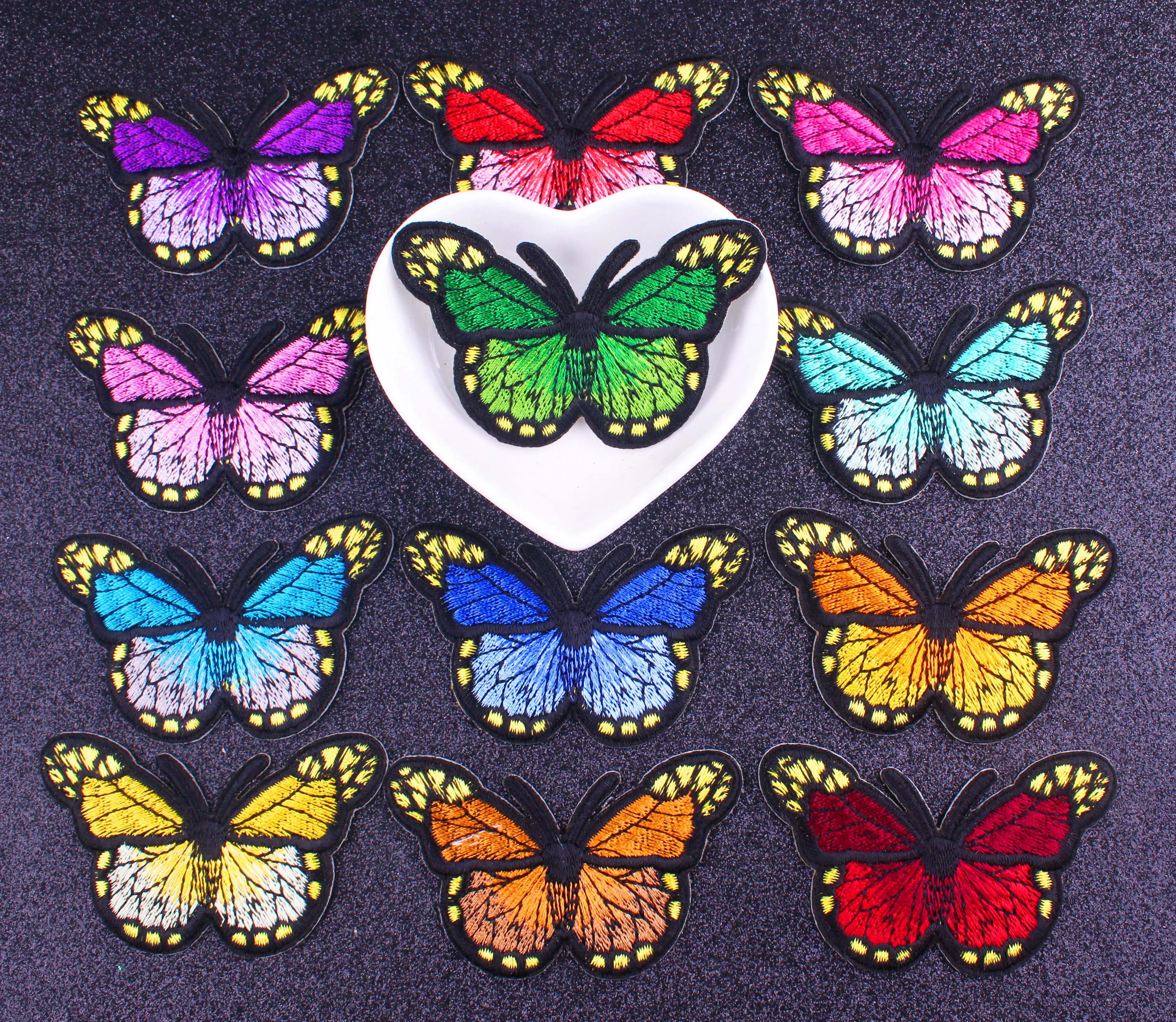 Наклейки с бабочкой и железом для аксессуаров одежды красивые качественные