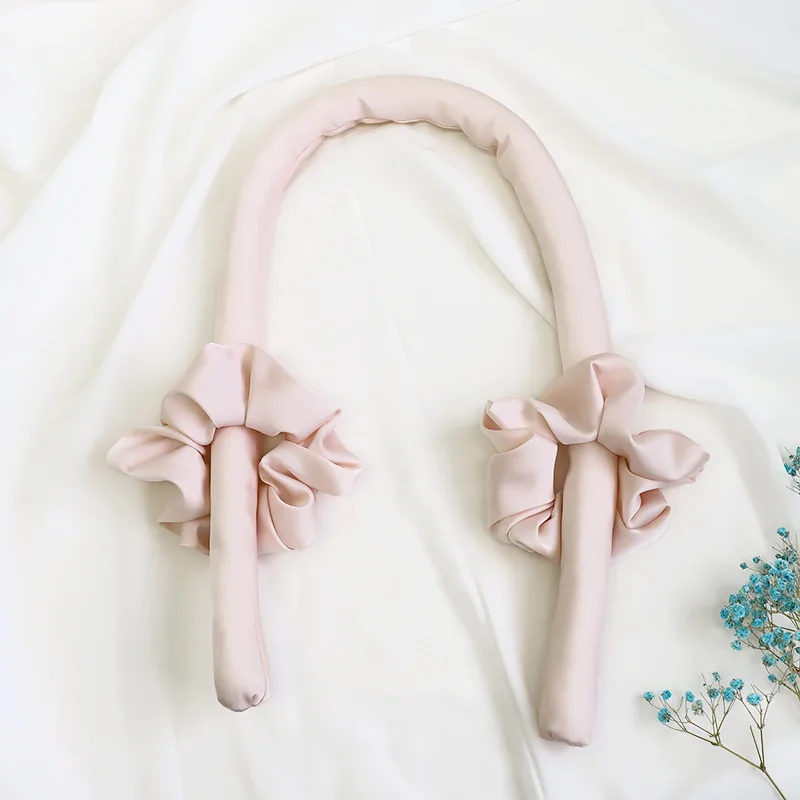 

Slik Satin Heatless Curling Rod Headband for Women Lazy Curler Hair Wrap Curling Ribbon Girls Scrunchies Hair Accessories