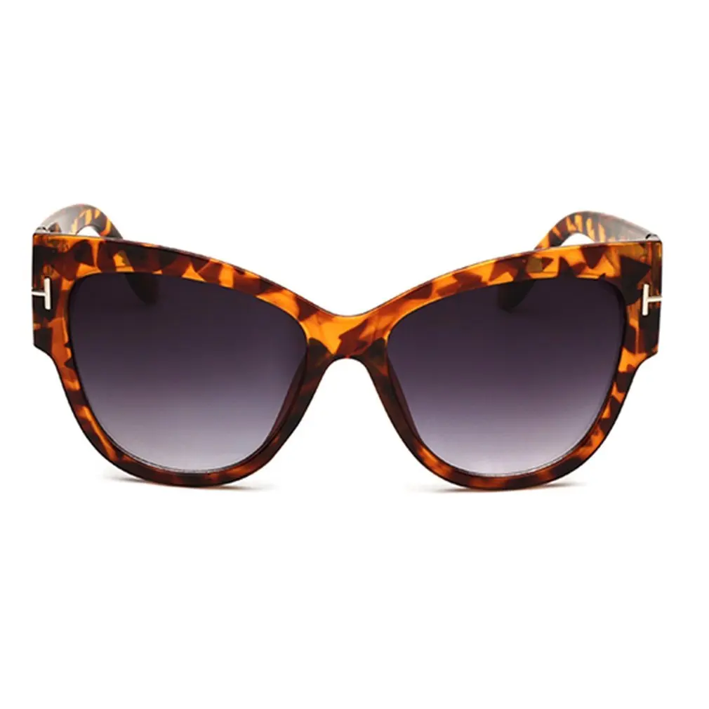 2018 новые модные женские роскошные солнцезащитные очки с плоским верхом кошачий