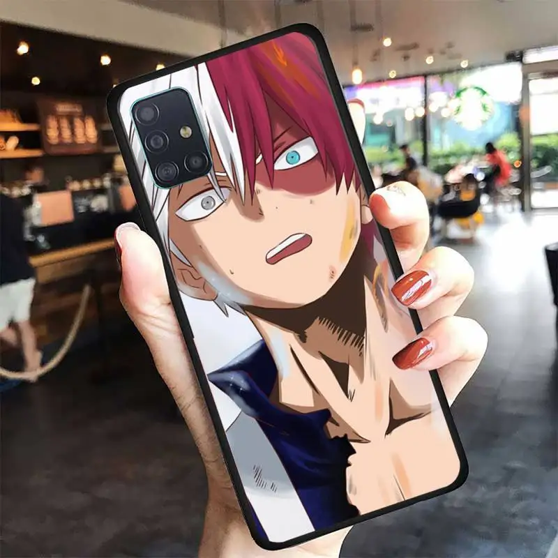 

Cartoon My Hero Of The Academy Anime Todoroki Phone Case Samsung A6 A7 A8 A10 A11 A20 A21 A30 A31 A40 A50 A70 A80 A91 Plus S E