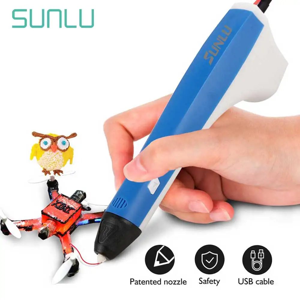 SUNLU M1 3d принтер Ручка для детей Образование 3D печать карандаш Diy игрушки гаджет и