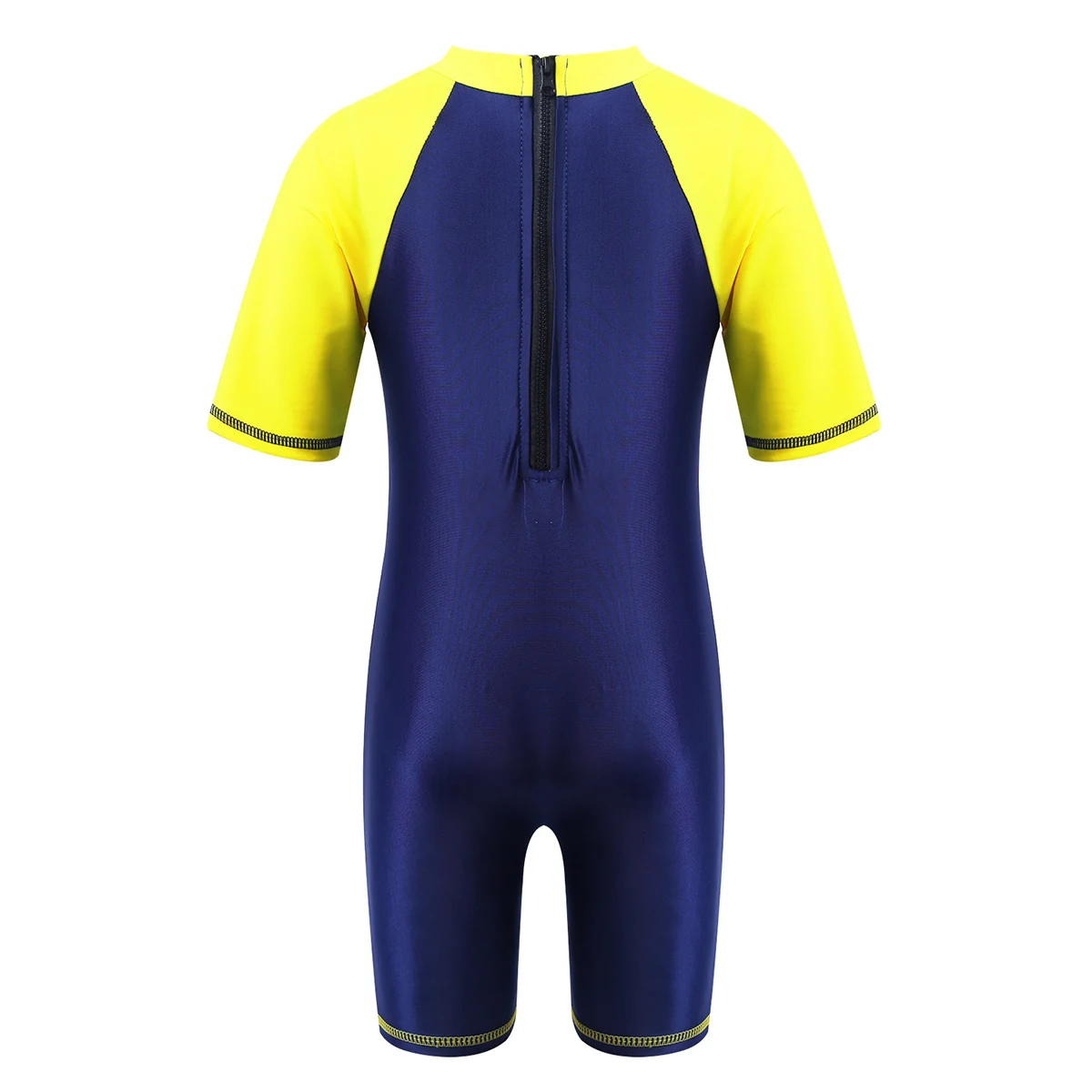 Дети Мальчики Купальники цельный короткий рукав летняя одежда для купания принт