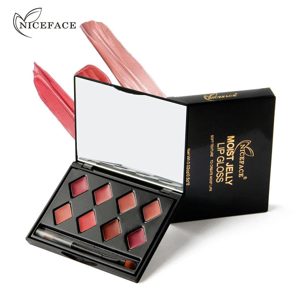 

New Lipsticks Palette Waterproof Long Lasting Pigment Gothic Style Black Purple 3 Color Lip Makeup Palette