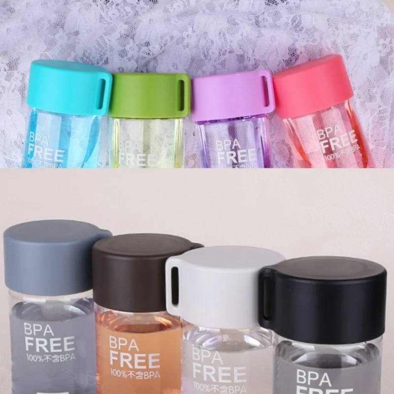 

Mini Water Bottle Leakproof Transparent Water Bottle Portable Small Water Bottles With Rope For Students Outdoor Plastic Cup