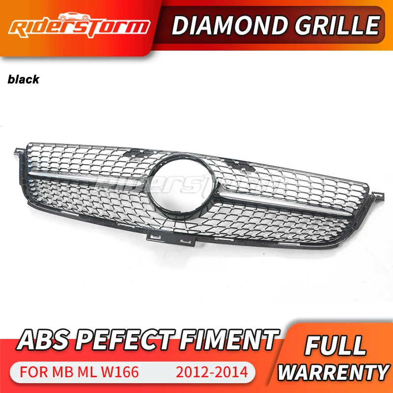 Алмазная решетка для ML Class W166 передняя class 2012 14 ML300 ML320 ML350 ml400 ML450 решетка|Гоночные