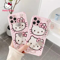 hello kitty phone case for iphone 6s78pxxrxsxsmax1112pro phone cute cartoon wristband case cover