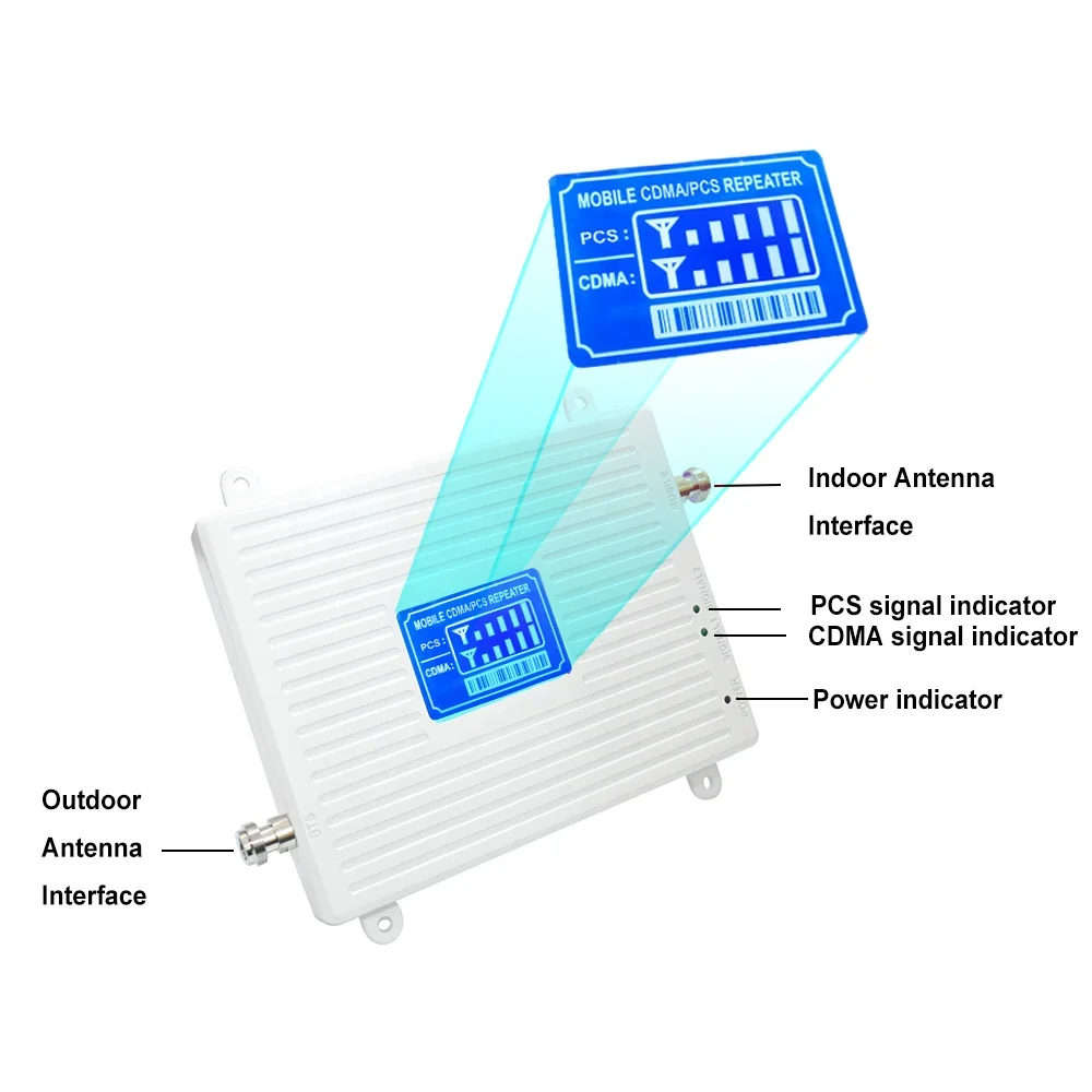 

Dual band 850mhz 1900mhz GSM PCS 4g signal booster for network repeater