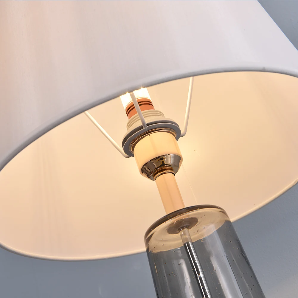 Бесплатная доставка стол из прозрачного стекла лампы для Спальня Гостиная