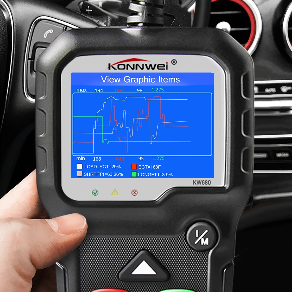 OBD2 сканер KONNWEI KW680S автоматический диагностический инструмент полная функция автоматический сканер многоязычный OBD 2 считыватель кодеров