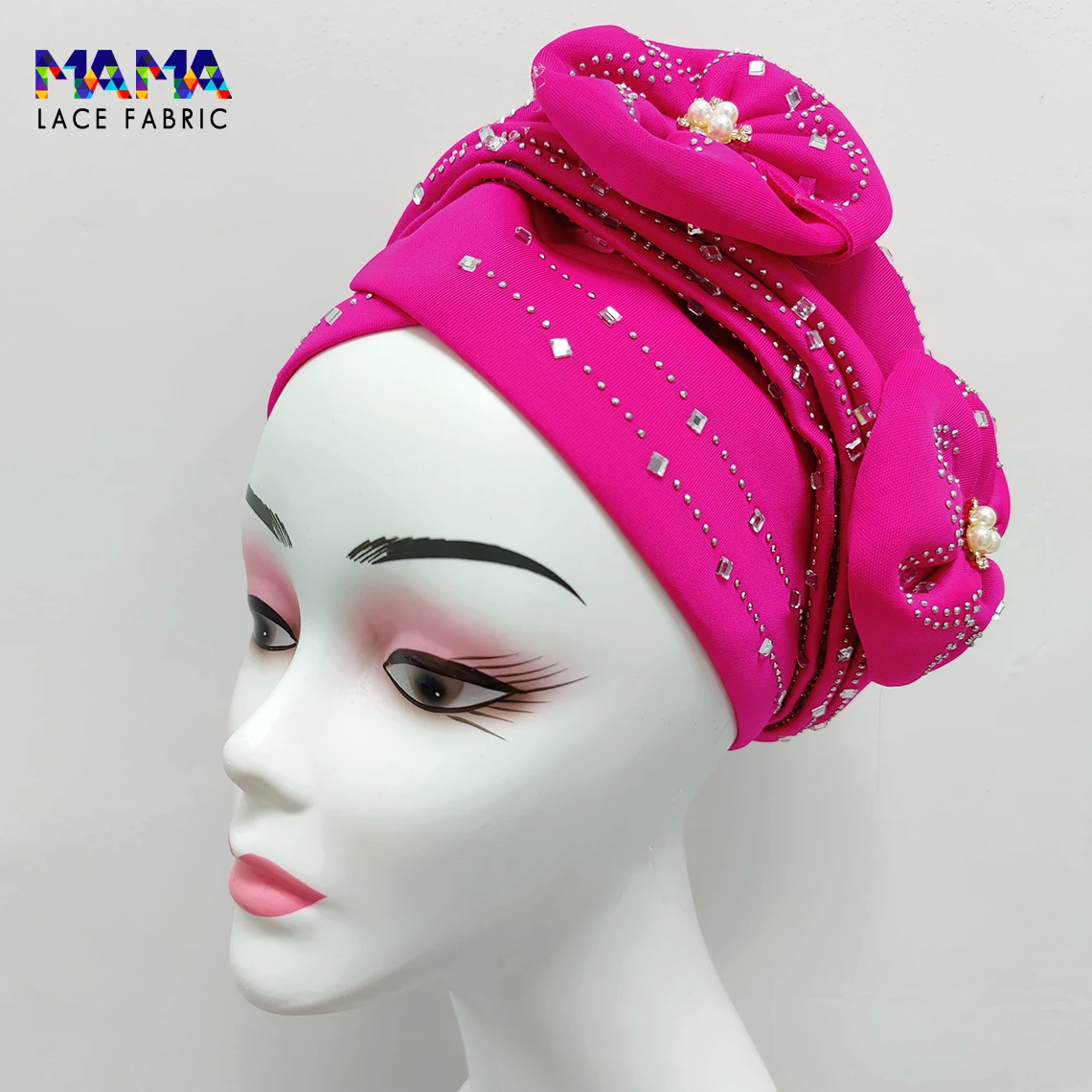 Африканские тюрбаны для женщин автоматическая многослойная палочка