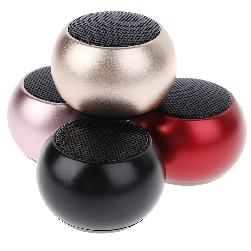 

True Wireless Stereo Subwoofer Handsfree Loudspeaker Mic TWS Portable For Smartphones BM3D Mini Bluetooth Speaker