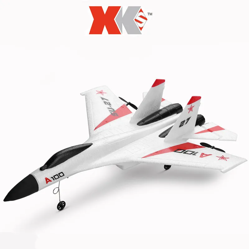 wltoys xk a100 su27 24g 3ch epp трехканальный планер