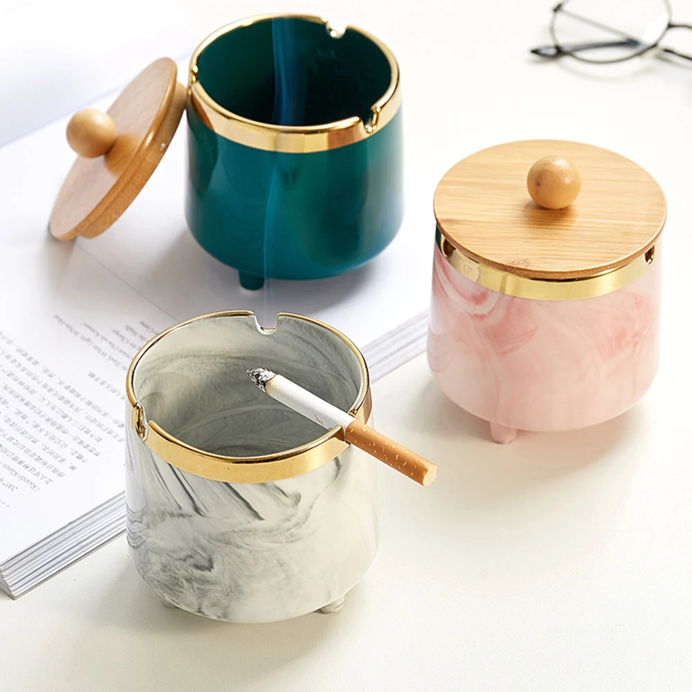 

Nordic style cute Ceramic Ashtray Home Office Fashion Round Portable Cigarette Ash Tray Smoking Gift For Boyfriend Girlfriend