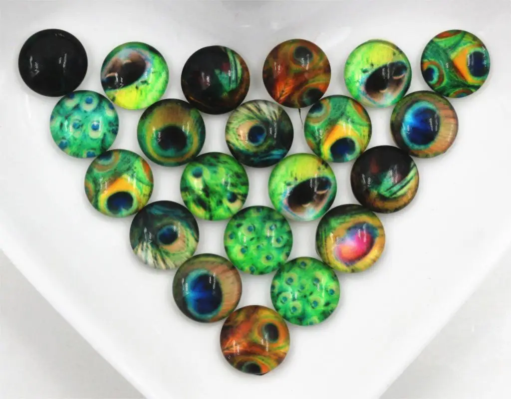 

Hot Sale 50pcs 10mm Mixed Handmade Photo Glass Cabochons (D7-16)