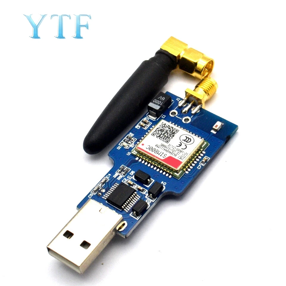 USB to GSM serial port GPRS SIM800C module with Bluetooth computer control call