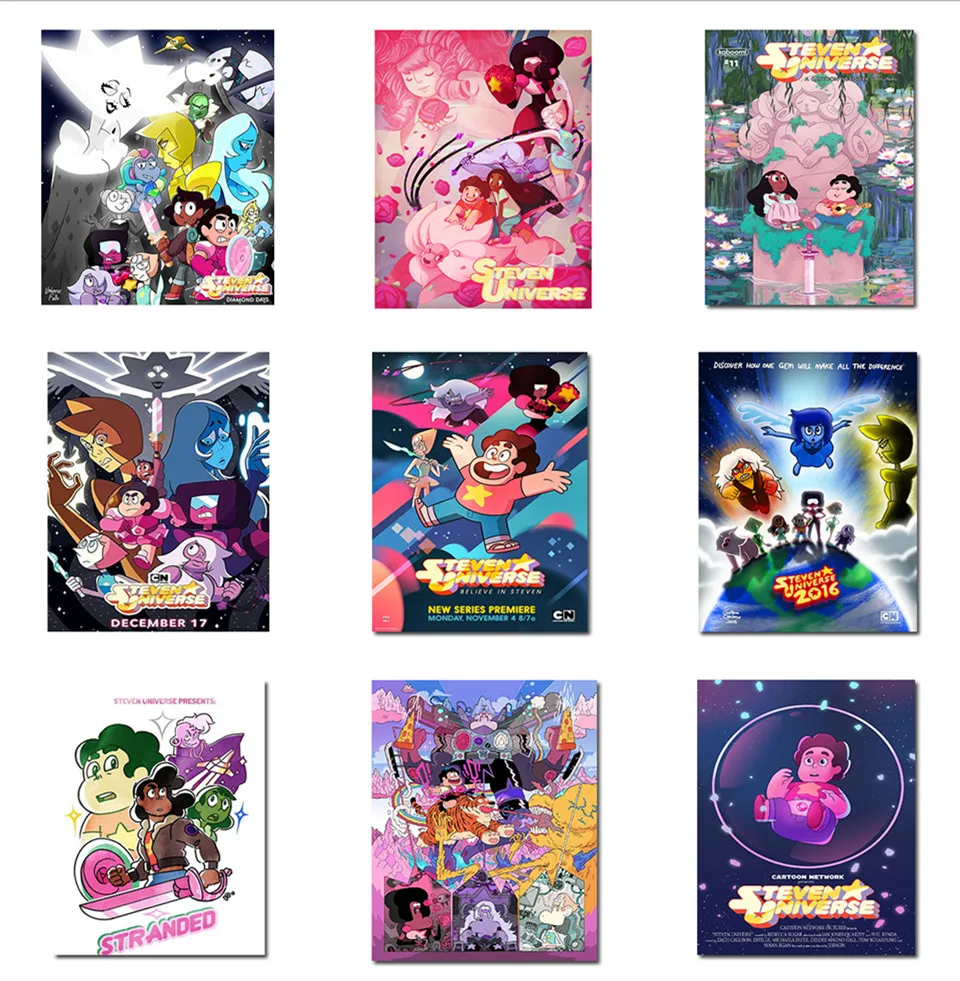 Горячие Steven Universe Классический Аниме комиксов серии Постер Мультфильма фильма