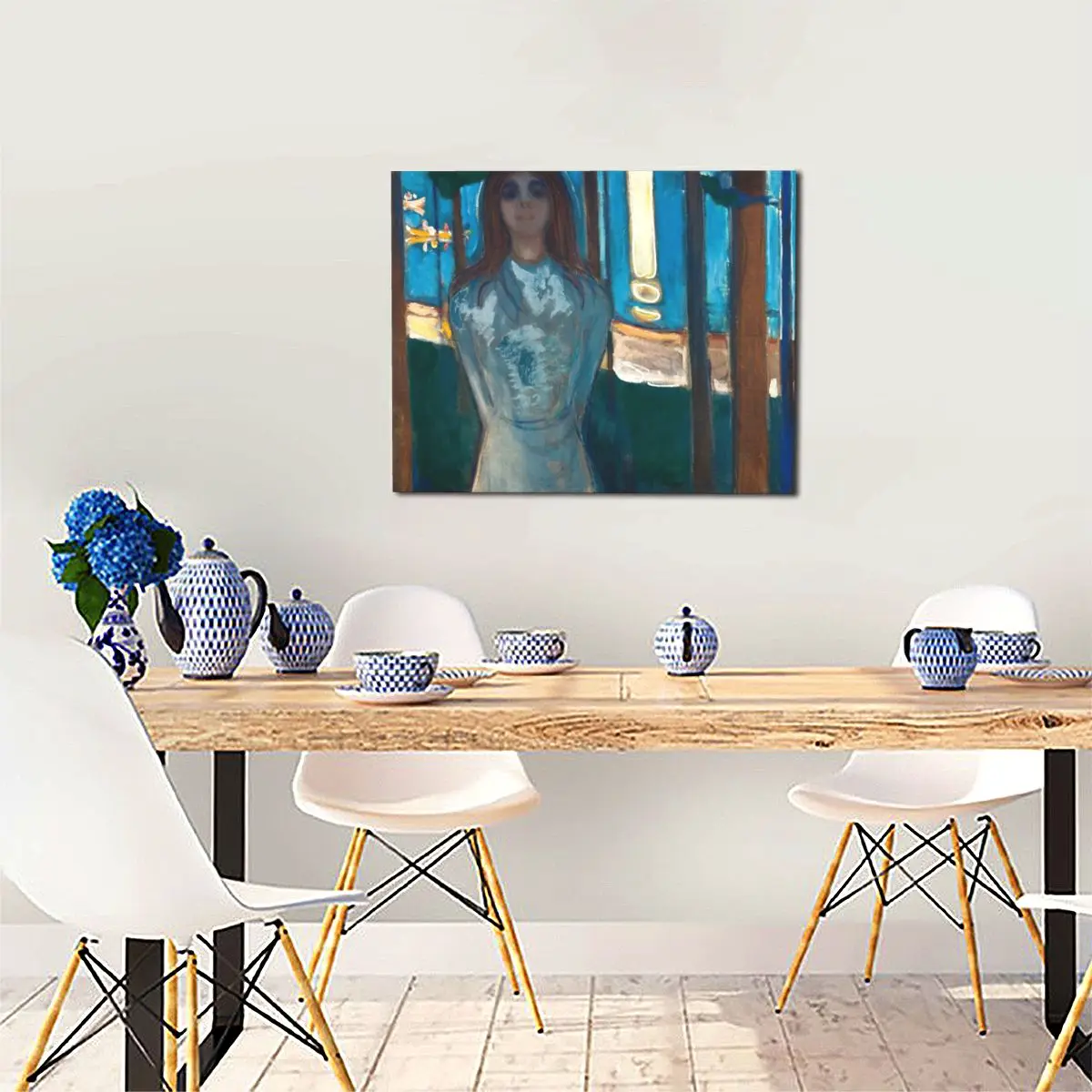 

Munch Painting Wood Living Room Decoration Pictures New Arrivals Contemporary Room Decor