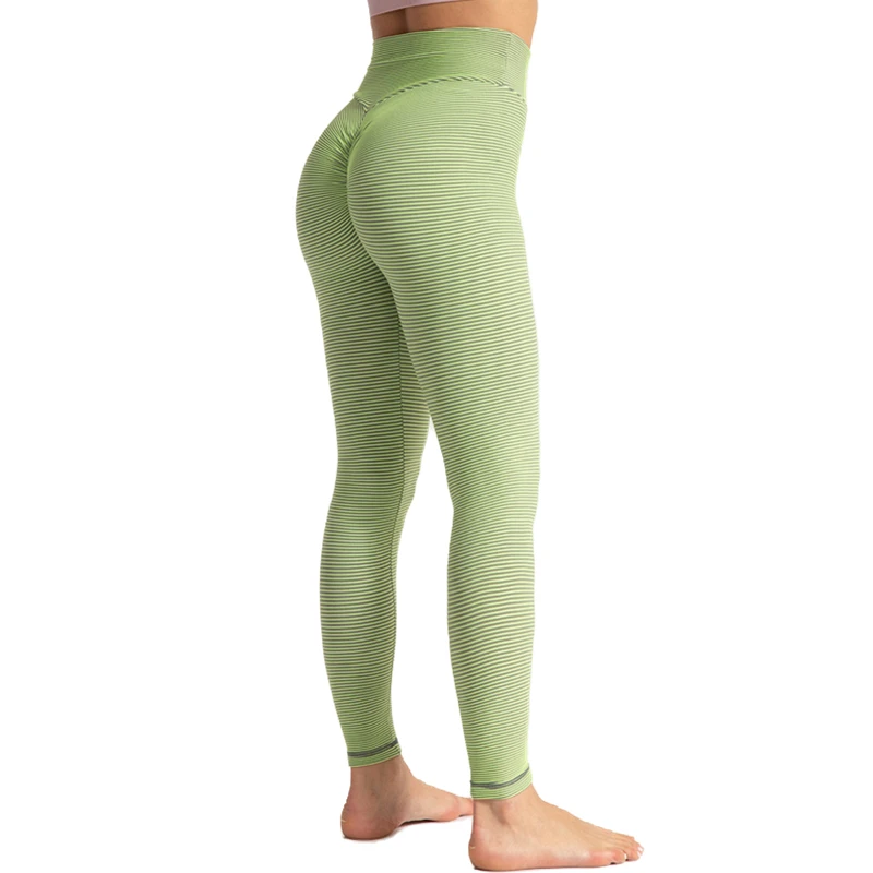 Бесшовные Леггинсы вязаные влагопоглощающие женские спортивные тренировка Бег