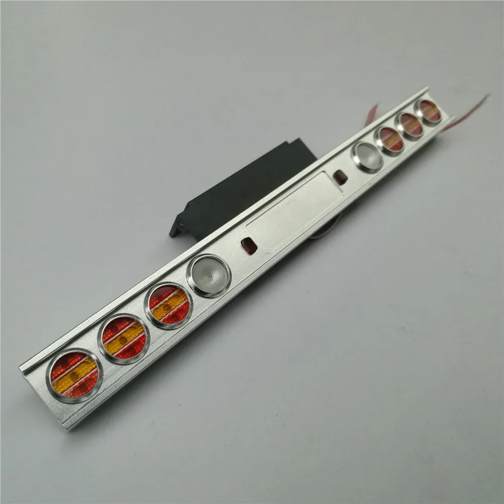 Metal PCB patch LED Taillight for Tamiya 1:14 RC Trailer King 56344 56301 RC Tractor Truck Tail Light Upgrade Parts