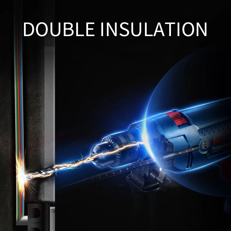 

Bosch GSB550 light impact drill household multifunctional concrete wall hammer industrial grade small electric hammer