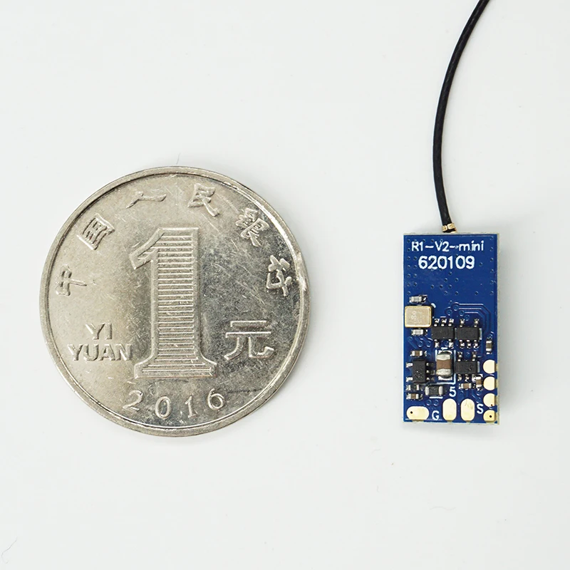 Мини-приемник Jumper R1 V2 совместимый с FrSky D16 XM + протокол RXSR SBUS T-Lite T18 T16 T12 T8SG | Игрушки