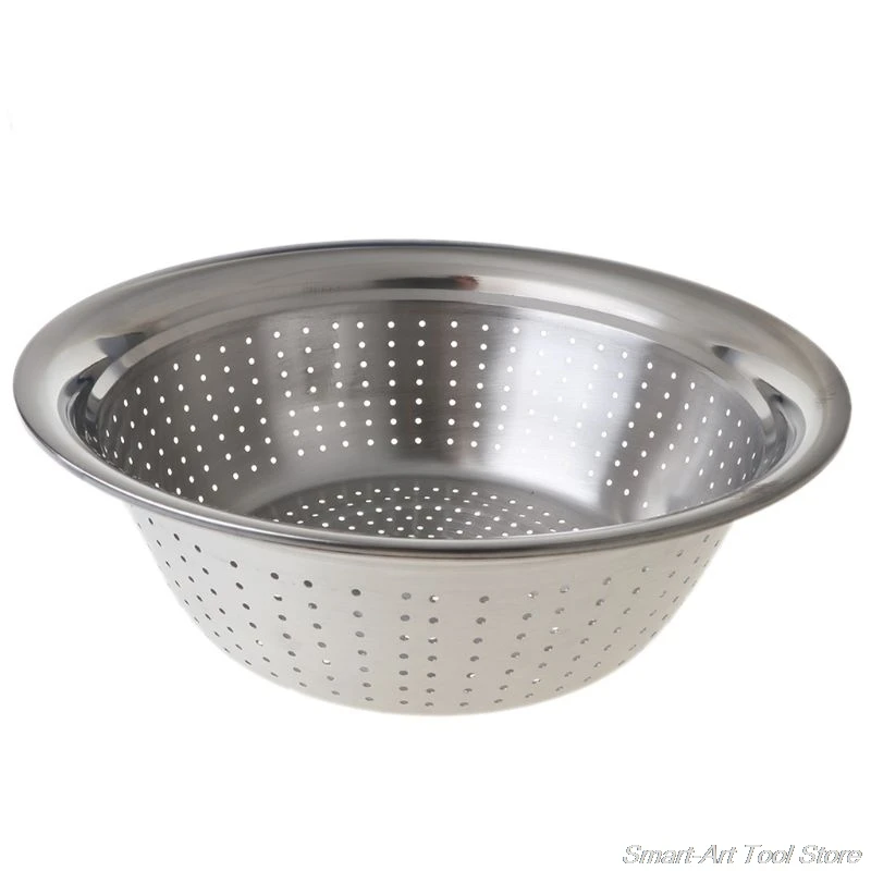 

3Pcs/Set Home Kitchen Portable Drain Basin Shaving Basin Multifunctional Stainless Steel Basin with Filter/Grater/Bowl F17 21