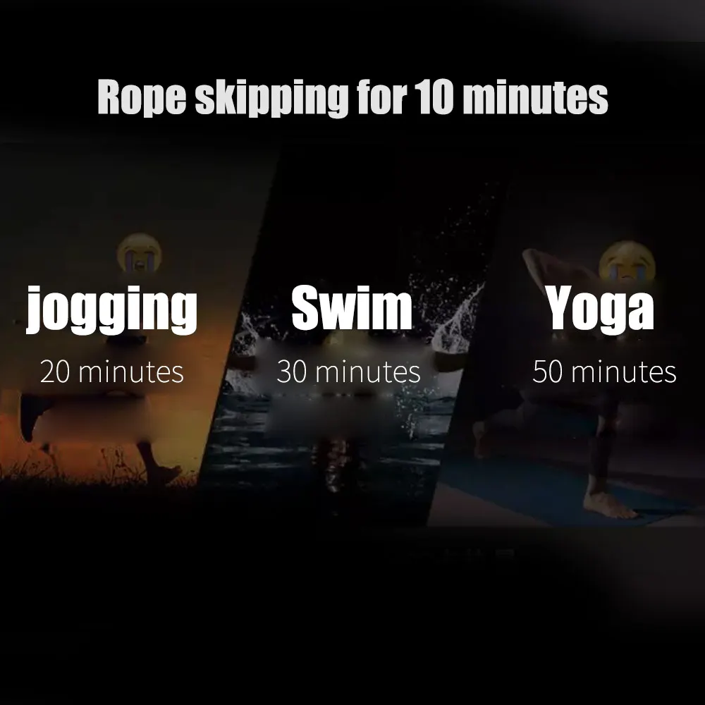 Движения гаджет Скакалка подарки ABS Черный Спорт Регулируемый игрушка для