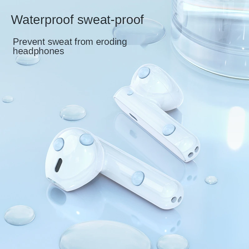 

Wireless Bluetoothheadphone Fashion Sports Headset Binaural Touch Waterproof Noise Reduction Wireless Earphone Ergonomic Design